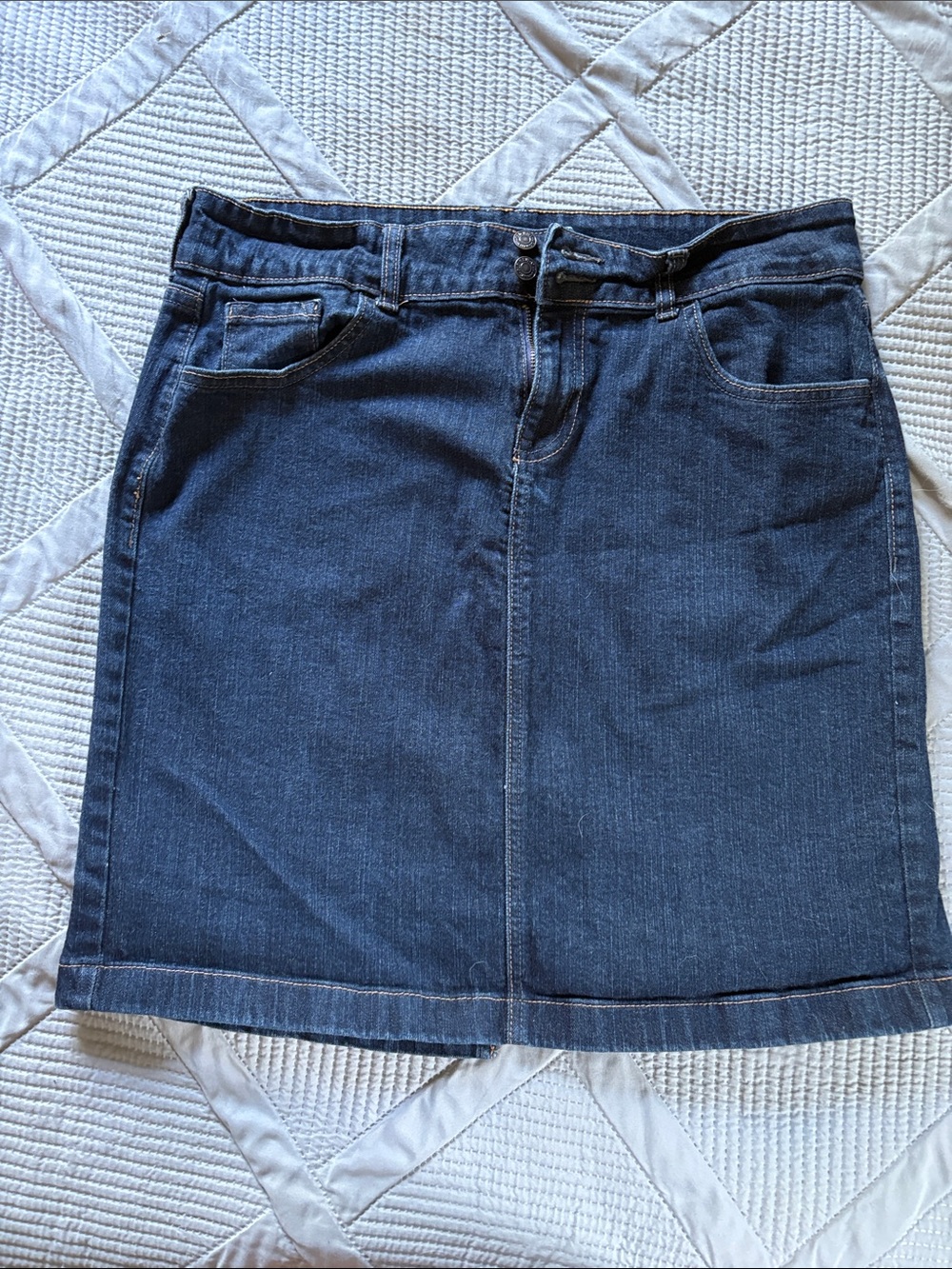Old Navy Dark Blue Denim Mini Skirt